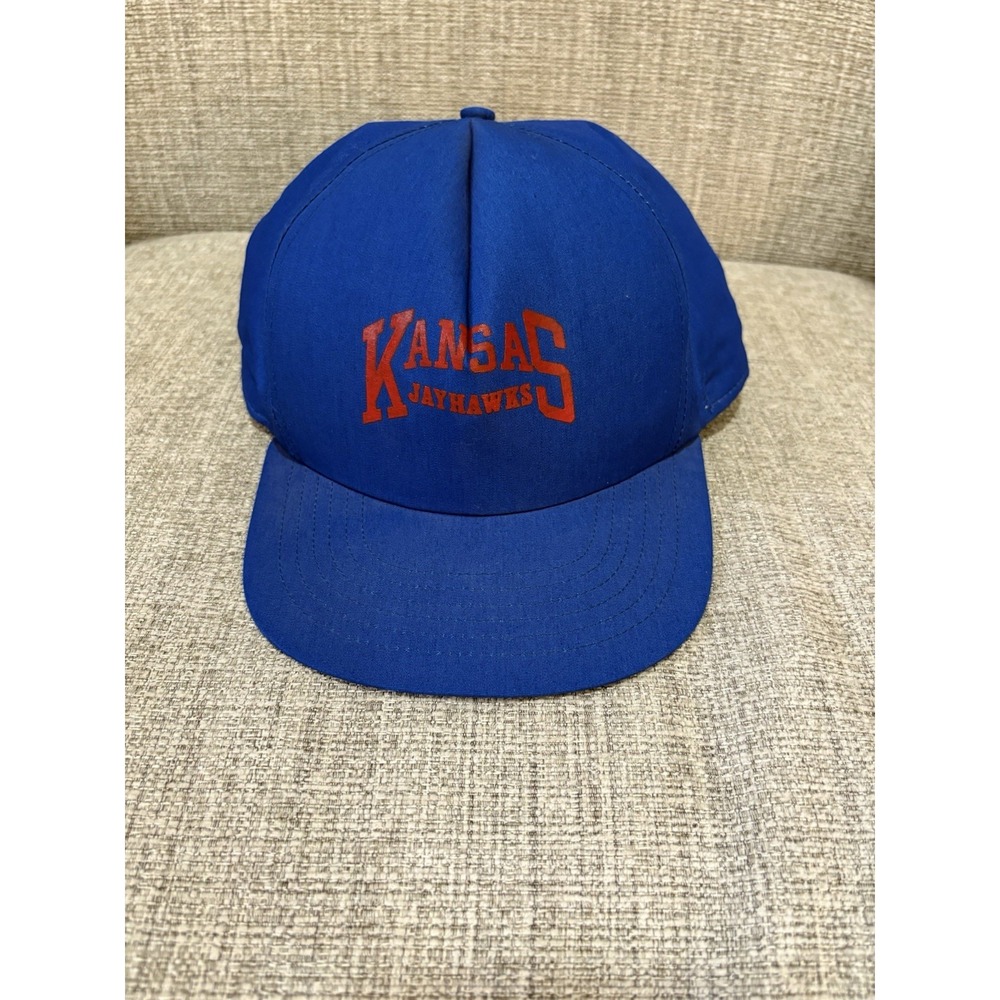 The Outperformer Kansas Jayhawks Insulated Hat Elastic Band Blue & Ear Flaps